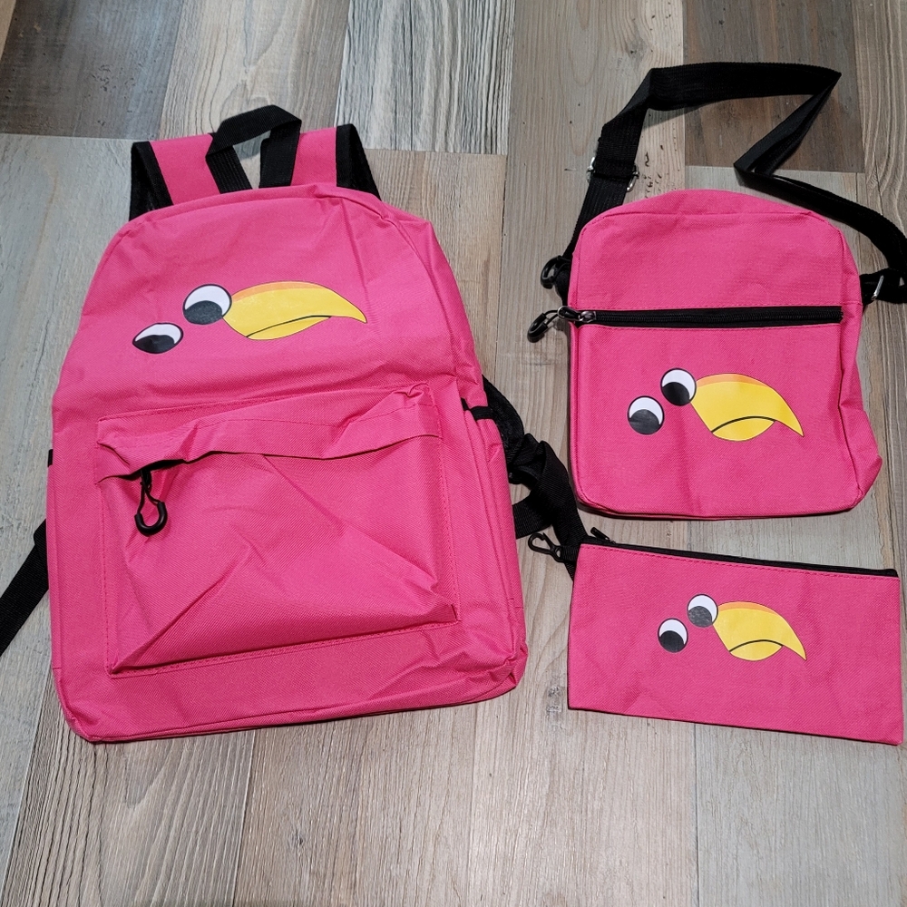 3 piece backpack set